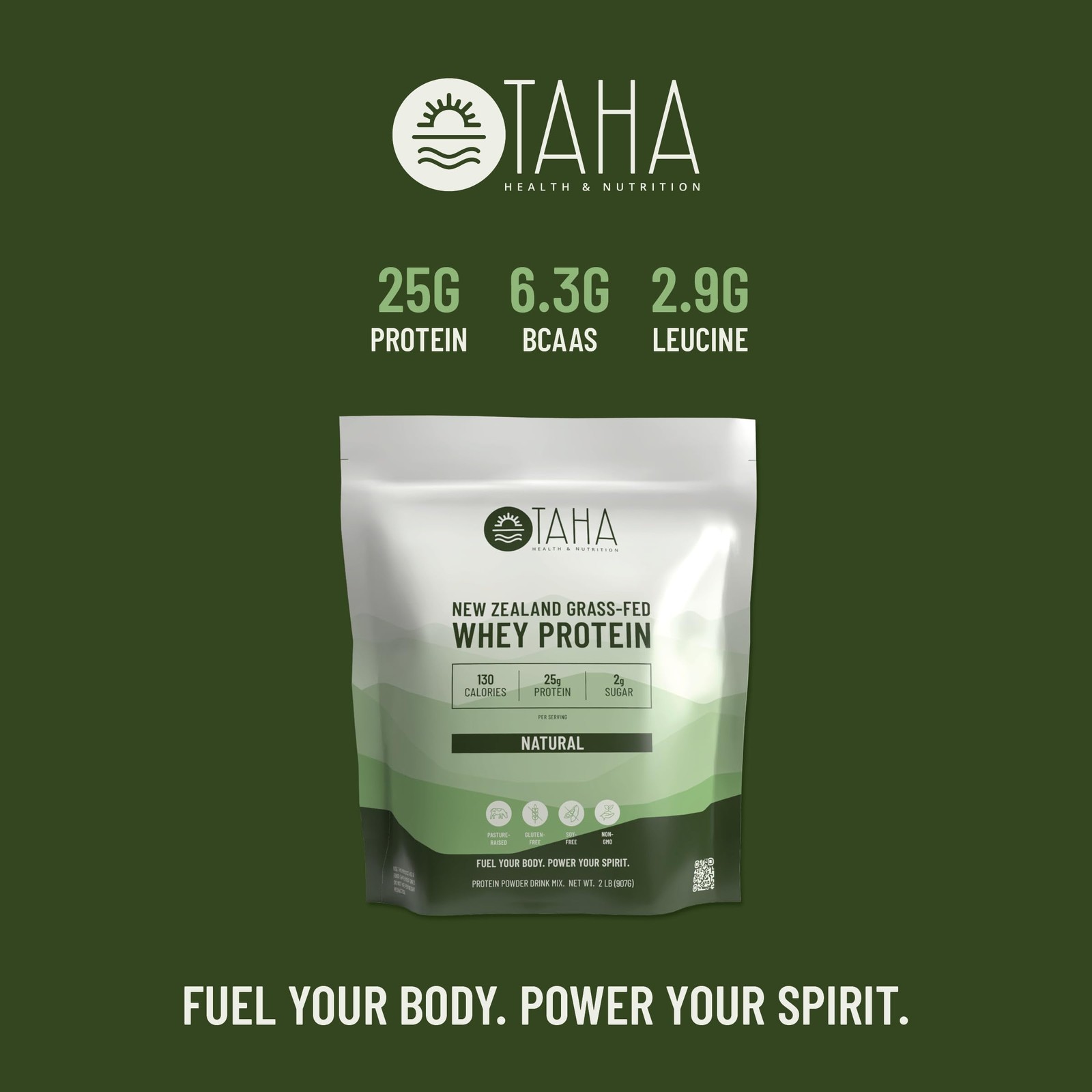 Natural Unflavored Whey Protein Concentrate Powder, 25g Protein, 140 Calories…