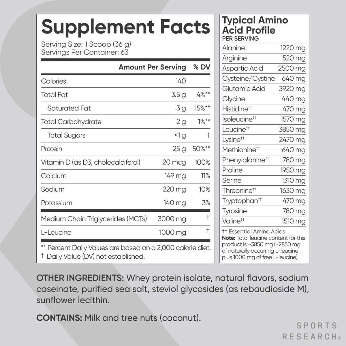 Whey Protein Isolate Vanilla (63 Servings) – 5lbs
