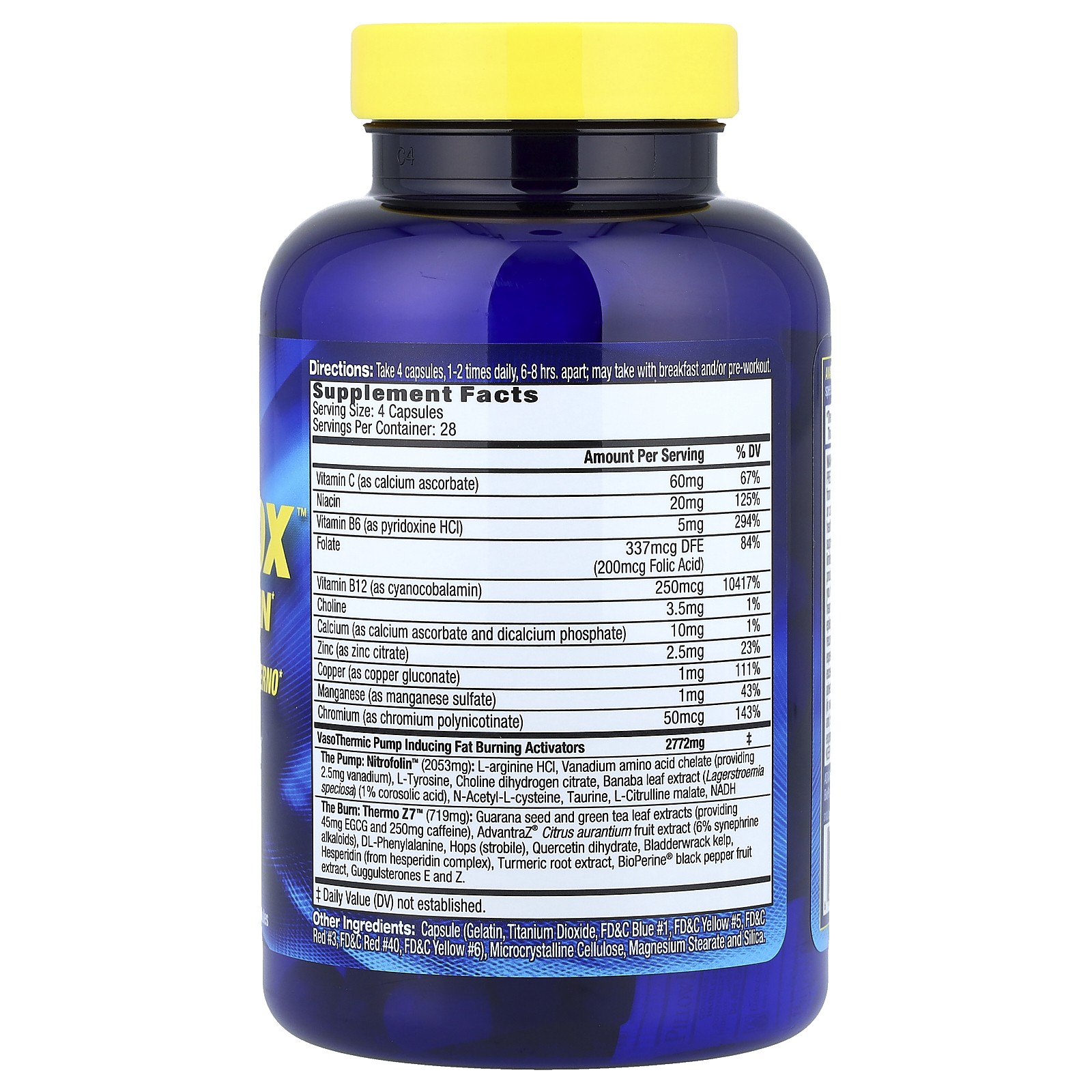 Anadrox Pump & Burn, 112 Capsules