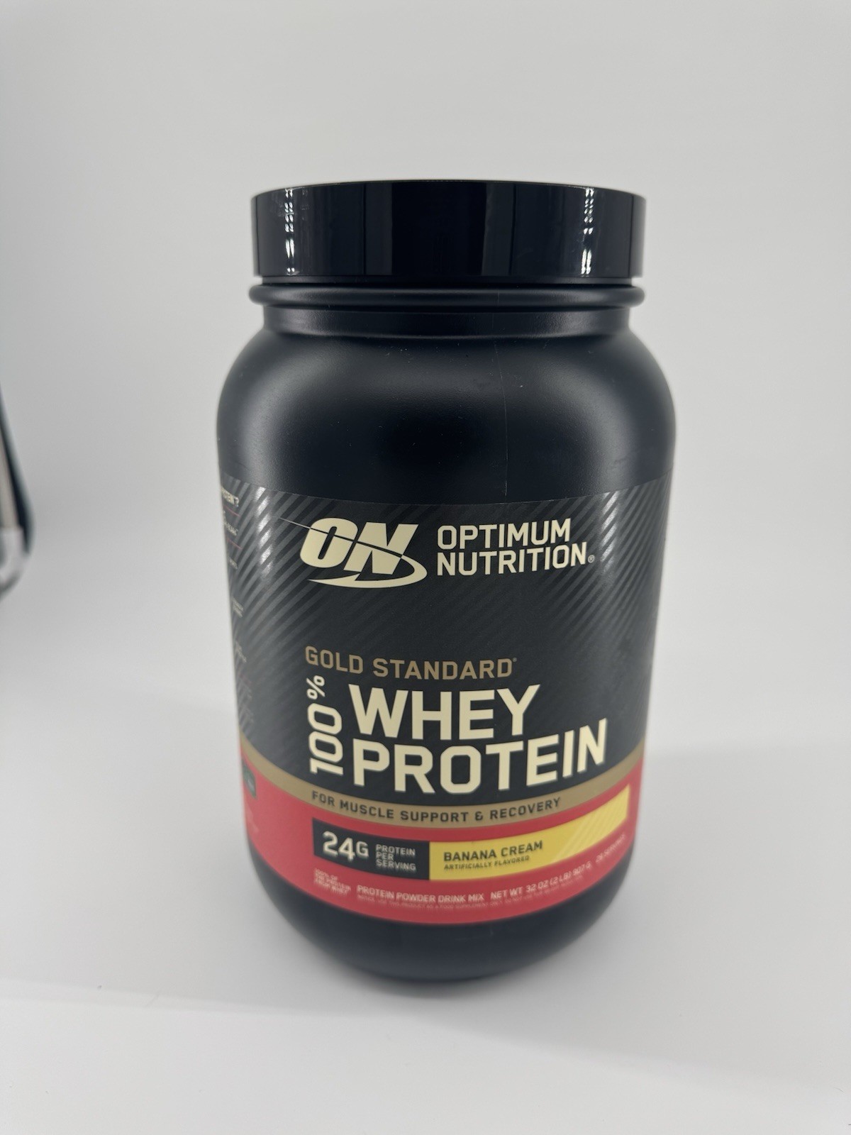 Optimum Nutrition Gold Standard 100% Whey 2lbs. Protein Powder with Banana Cream