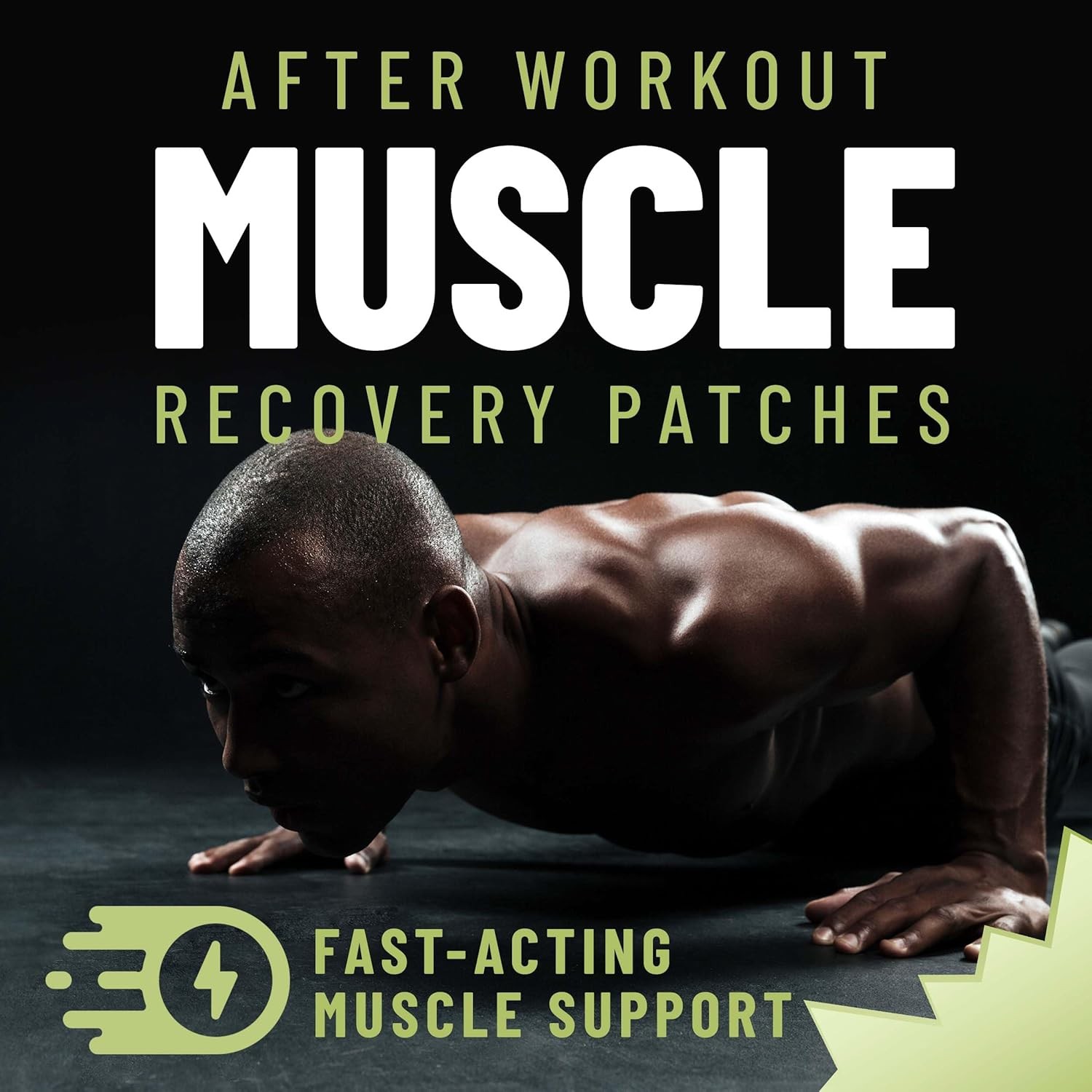 Post Workout Muscle Recovery Patches with Vitamin C – 36 Patches for Active Life