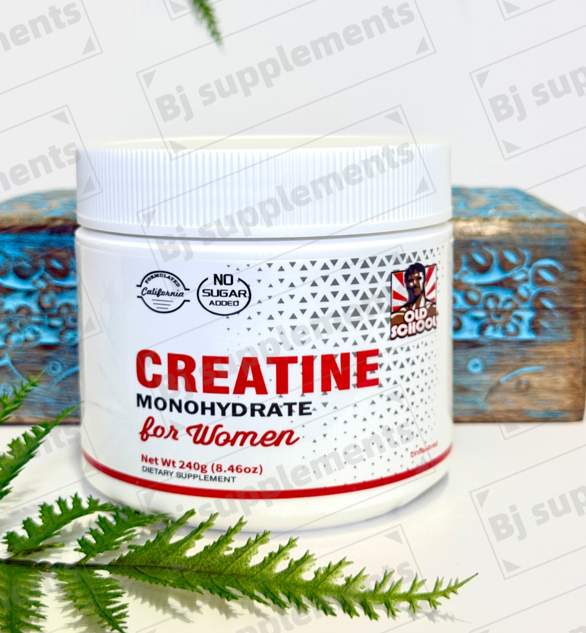 Creatine Monohydrate Powder for Women + Collagen & BCAA for Booty 5000mg
