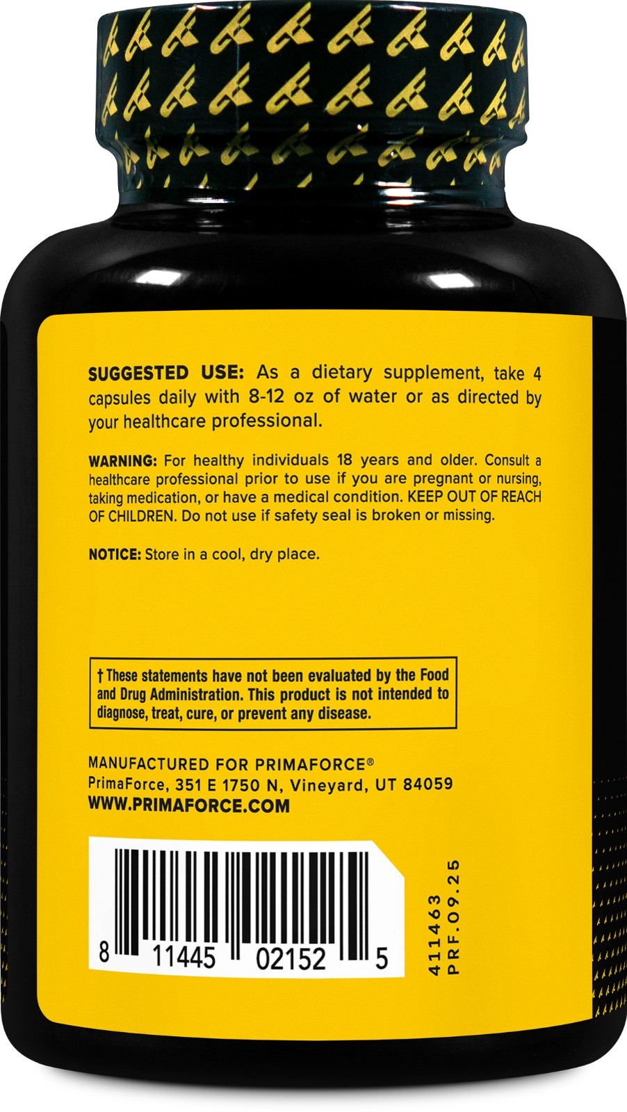 Primaforce Phosphatidyl Serine (400mg), 120 Capsules, 30 Servings