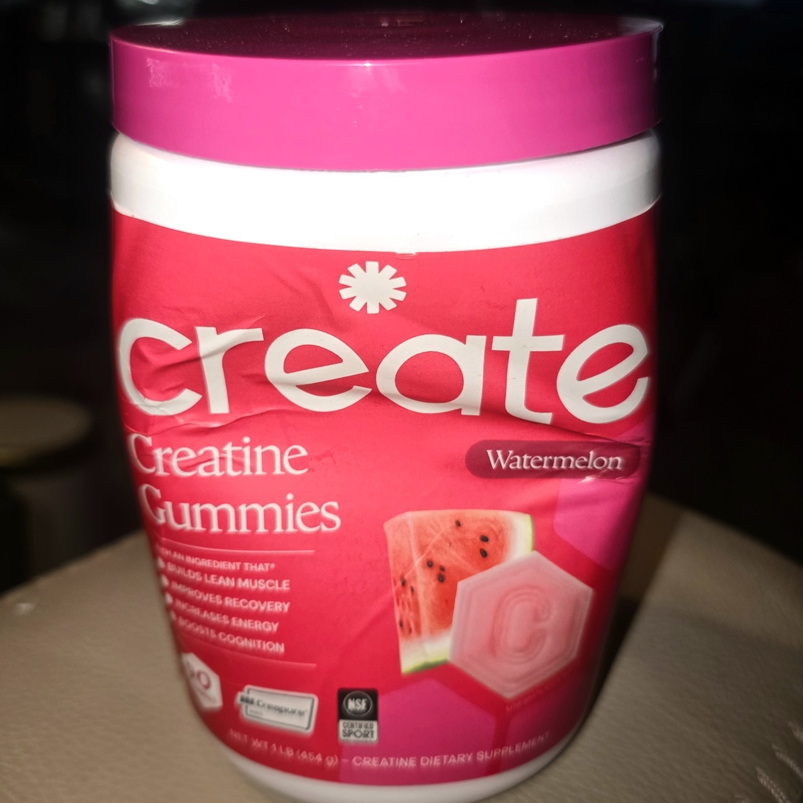 Creatine Monohydrate Gummies for Men & Women Boost Focus Strength Endurance *New