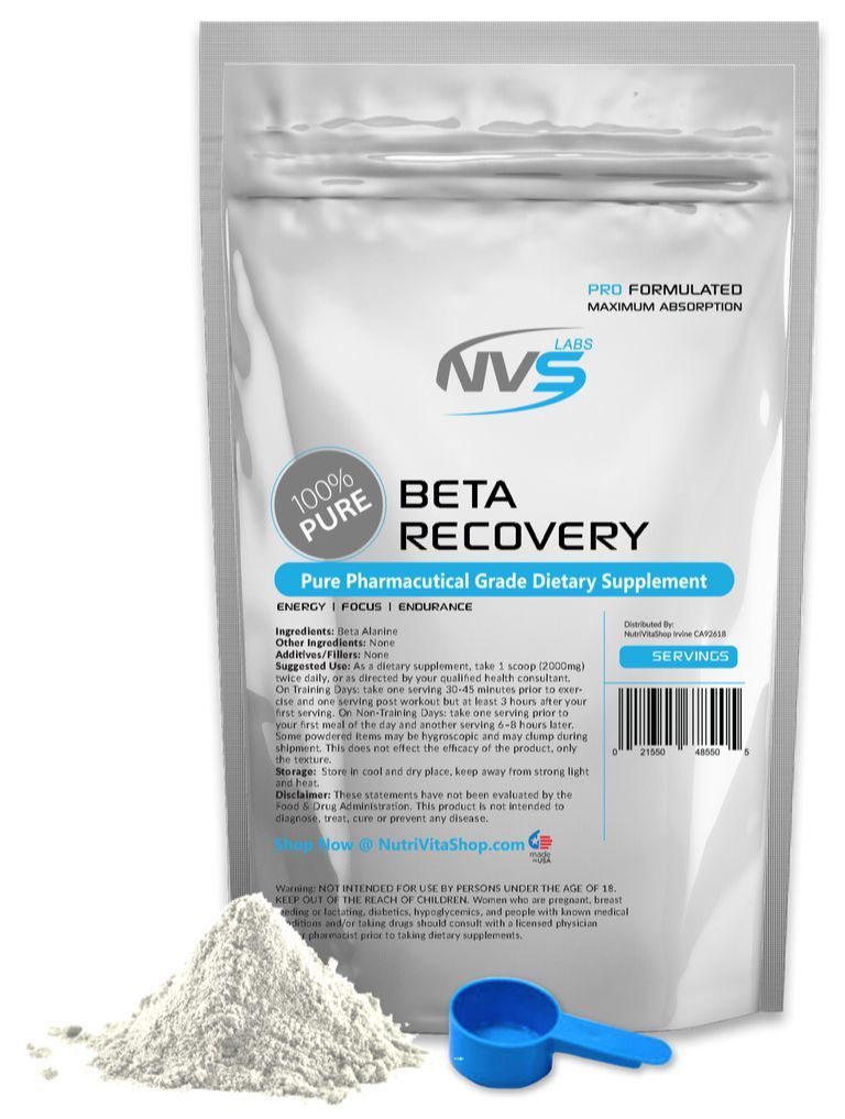 2.2lb (1000g) 100% BETA ALANINE POWDER KOSHER -RECOVER- HPLC PHARMACEUTICAL USP