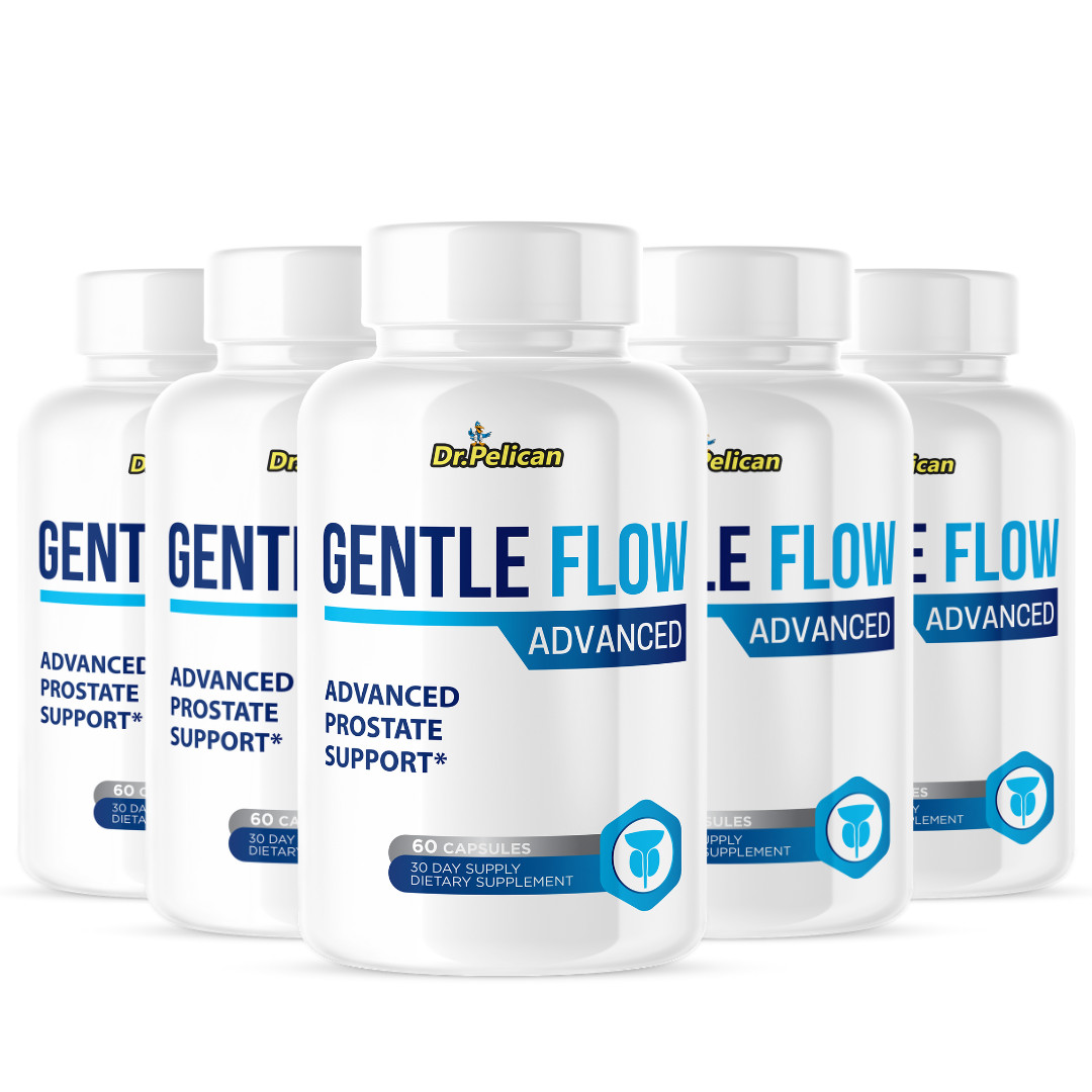 Gentle Flow Advanced – Prostate Support- 5 Bottles- 300 Capsules