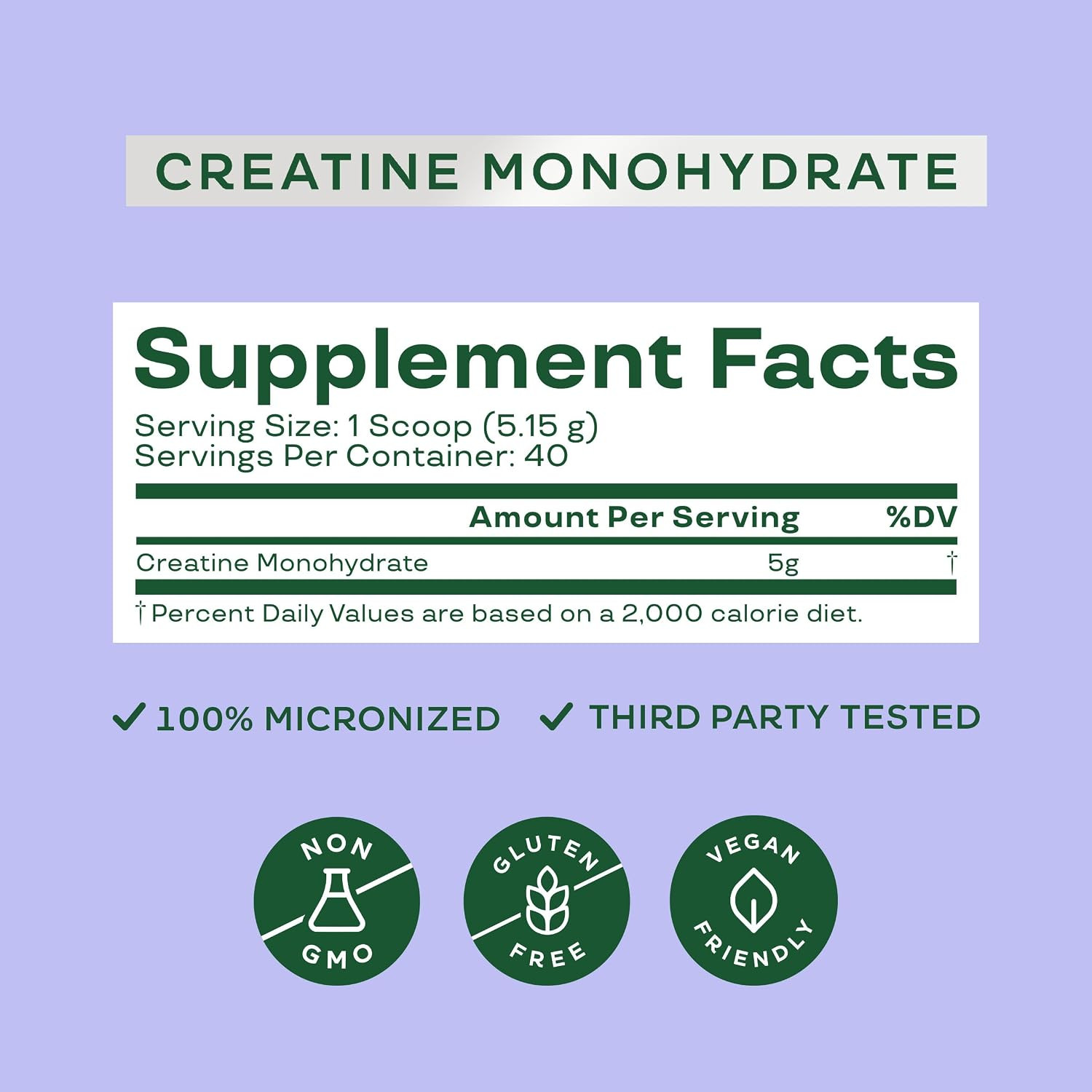 Bloom Nutrition Creatine Monohydrate Powder, 5G Micronized Creatine per Serving,