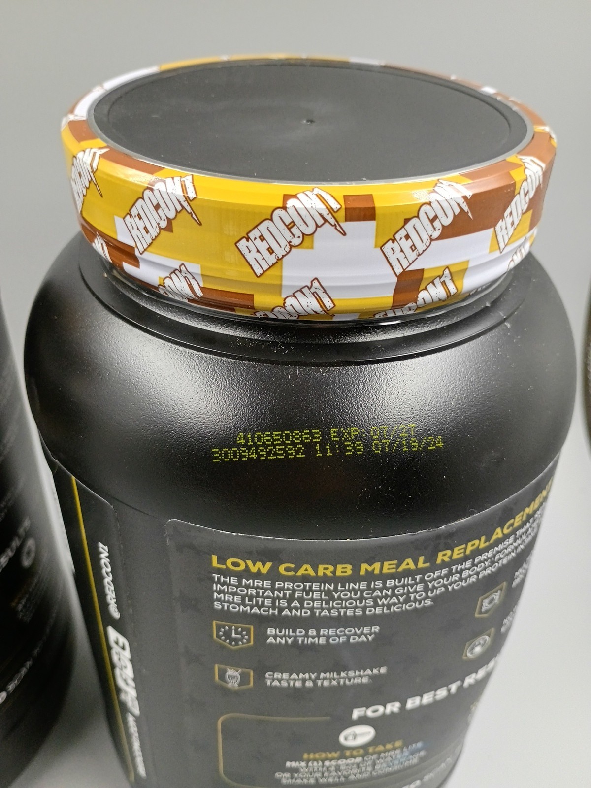 Lot Of 2 Redcon1 MRE Lite Whole Food Protein Powder – Banana Nut Bread ~Exp 7/27
