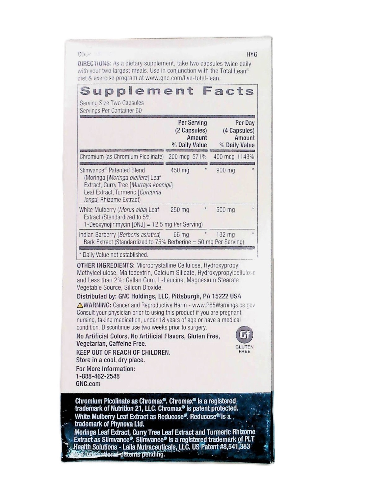 GNC GLUCATRIM PROVEN WEIGHT LOSS BLOOD GLUCOSE SUPPORT 120 CAPS BRAND NEW 02/27