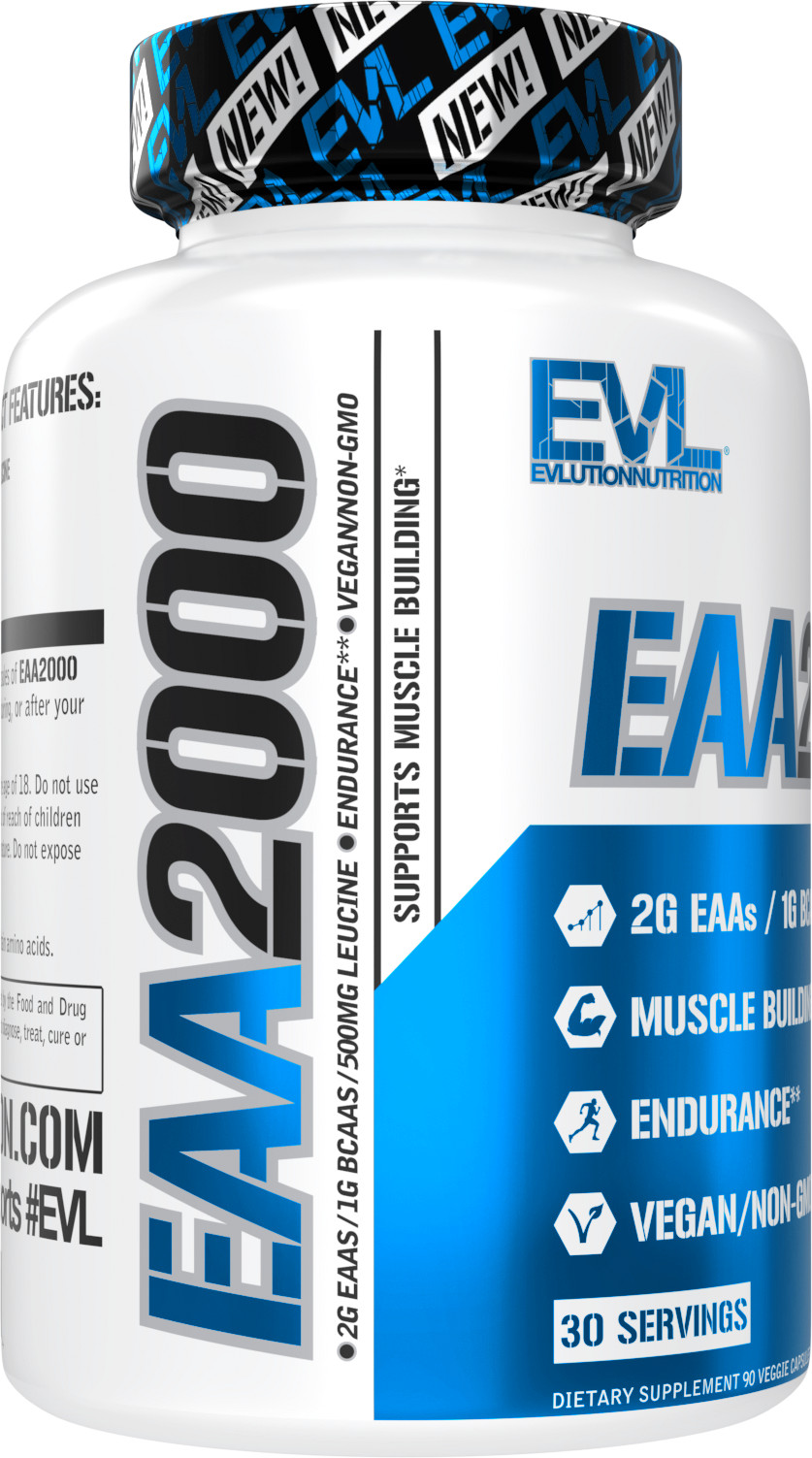 Evlution Nutrition EAA2000 – 2g Essential Amino Acids – 30 Servings