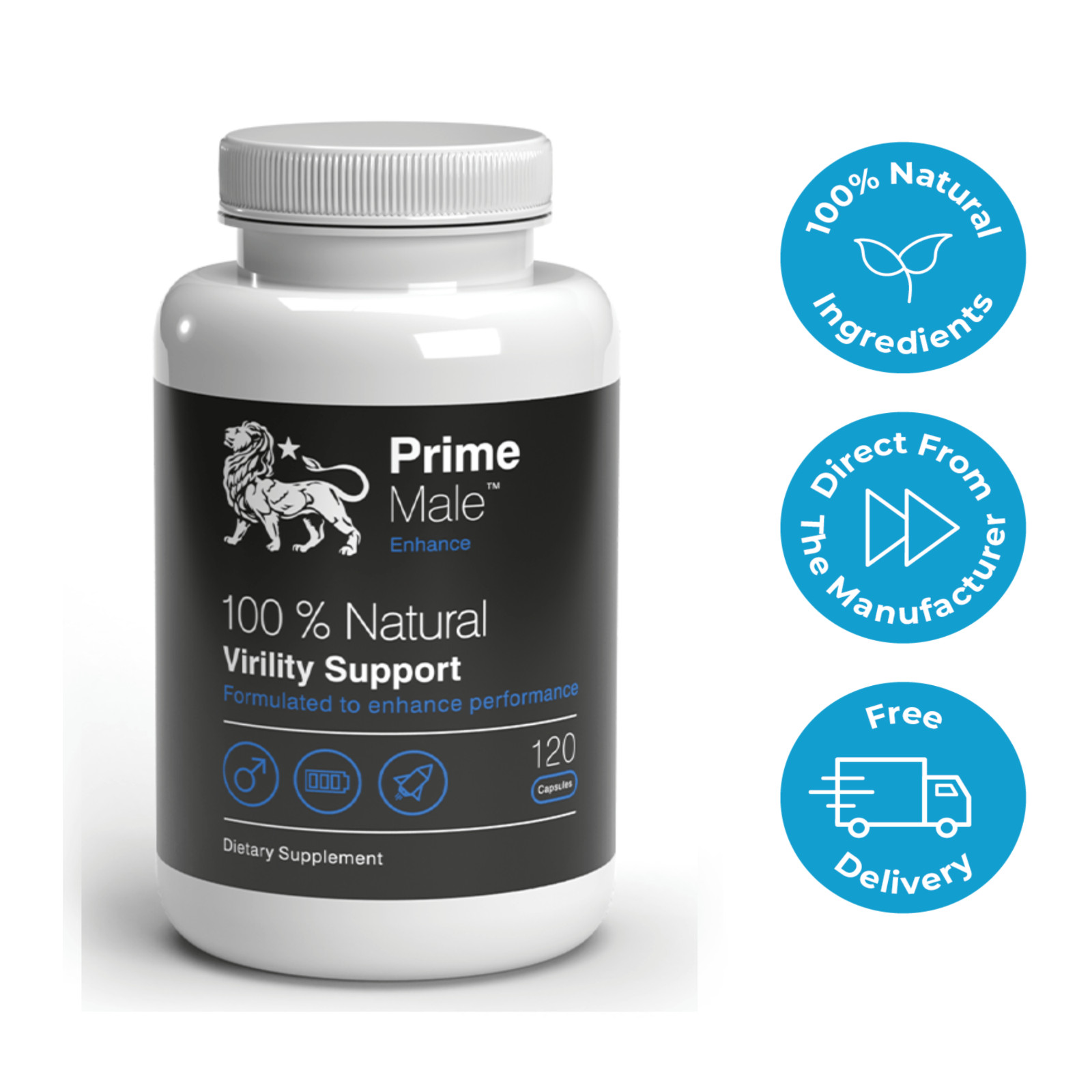 Prime Male Enhance – Male Enhancement Supplement 120 capsules – BUY DIRECT