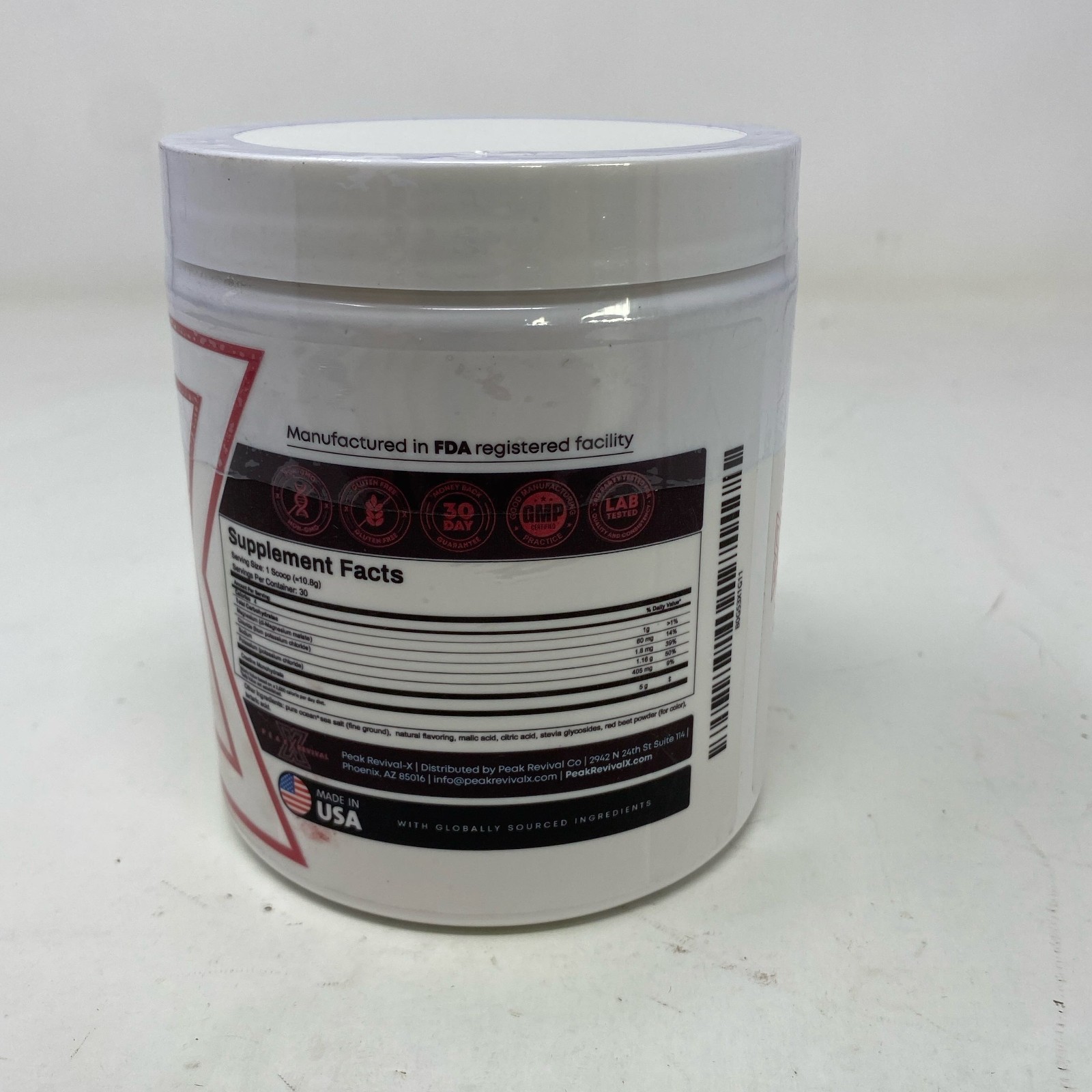 Peak Revival-X Creatine + Electrolytes, Sour Watermelon, 30srv/324g