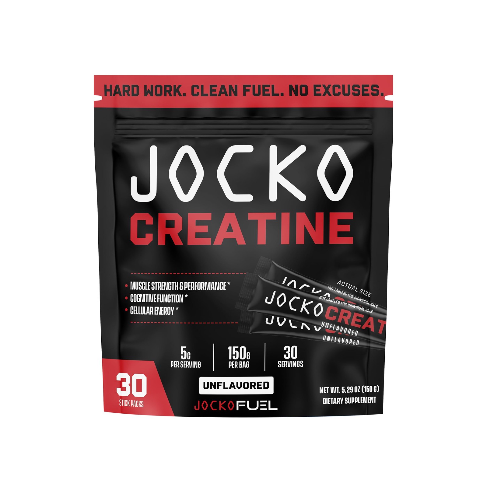 Creatine Monohydrate Stick Packs Pure Micronized Travel Size Powders for Men…