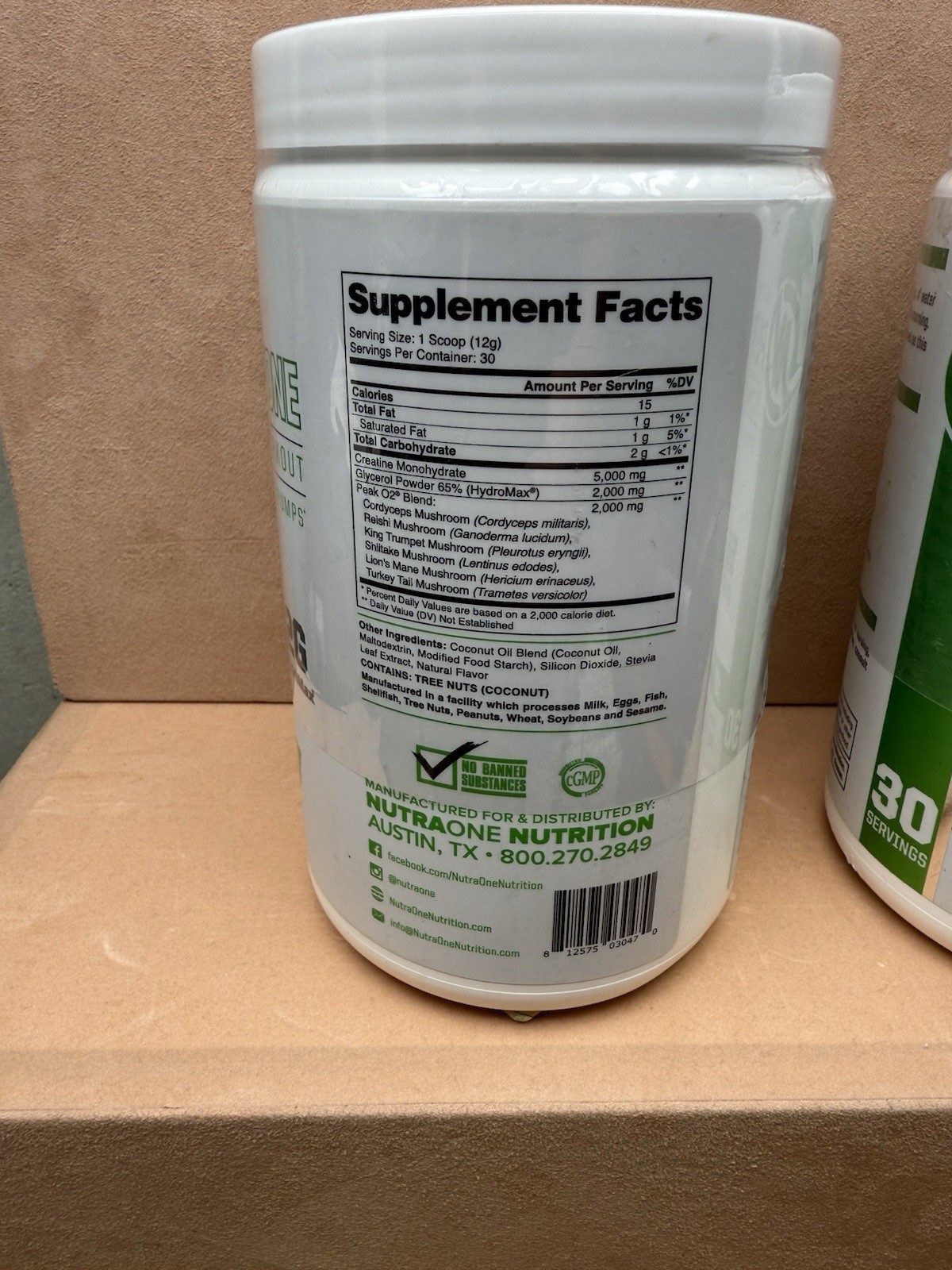NUTRAONE PERFORMANCEONE | Qty. 2 | 25.38 Oz Total | Stimulant-Free Pre-Workout