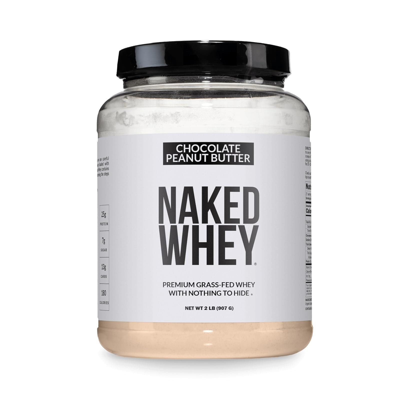 NAKED Vanilla Whey Protein 1Lb – All Natural, Grass Fed, Muscle Growth