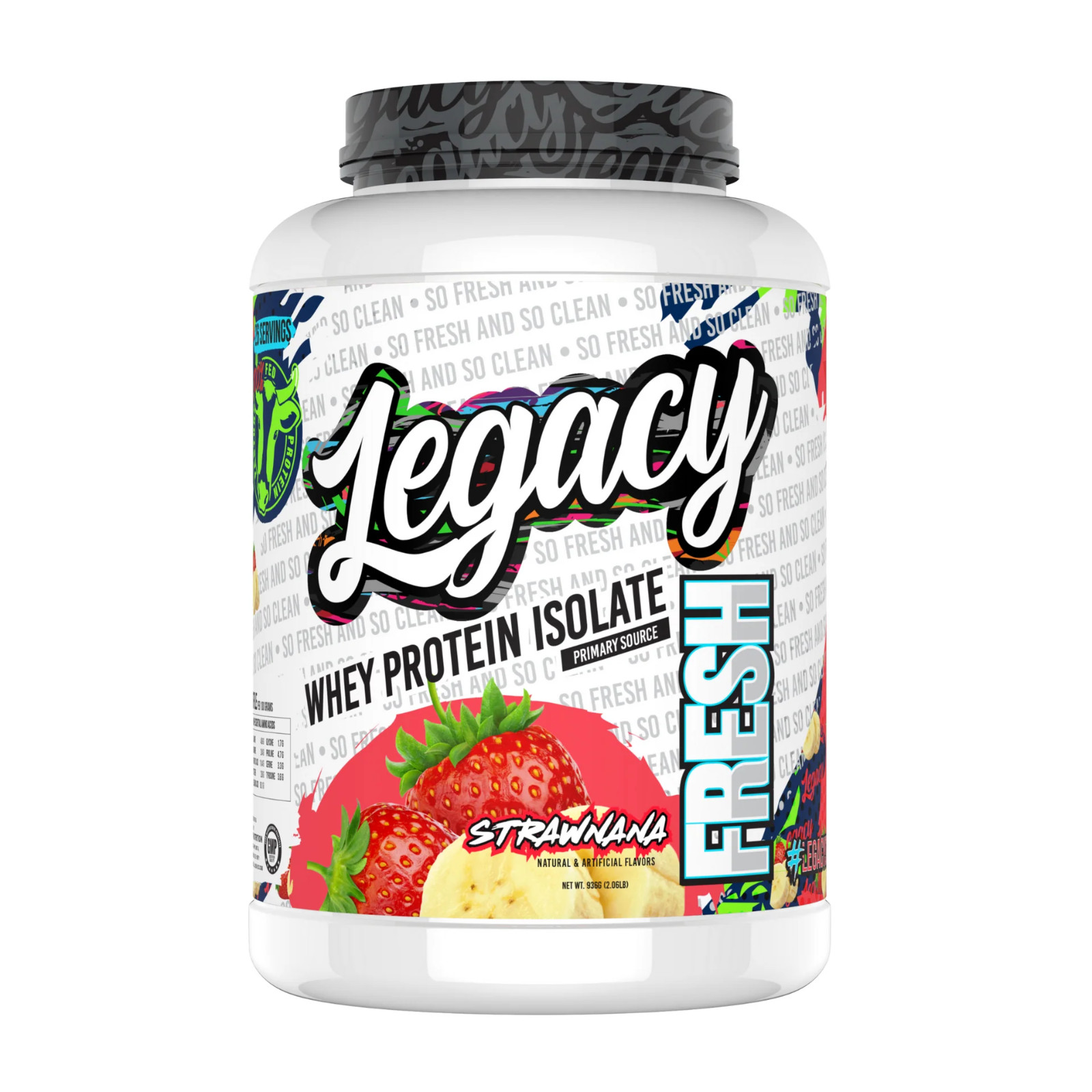 Legacy Fresh Whey Protein 2lb/5lb Pasture Fed 26g Protein Muscle Recovery