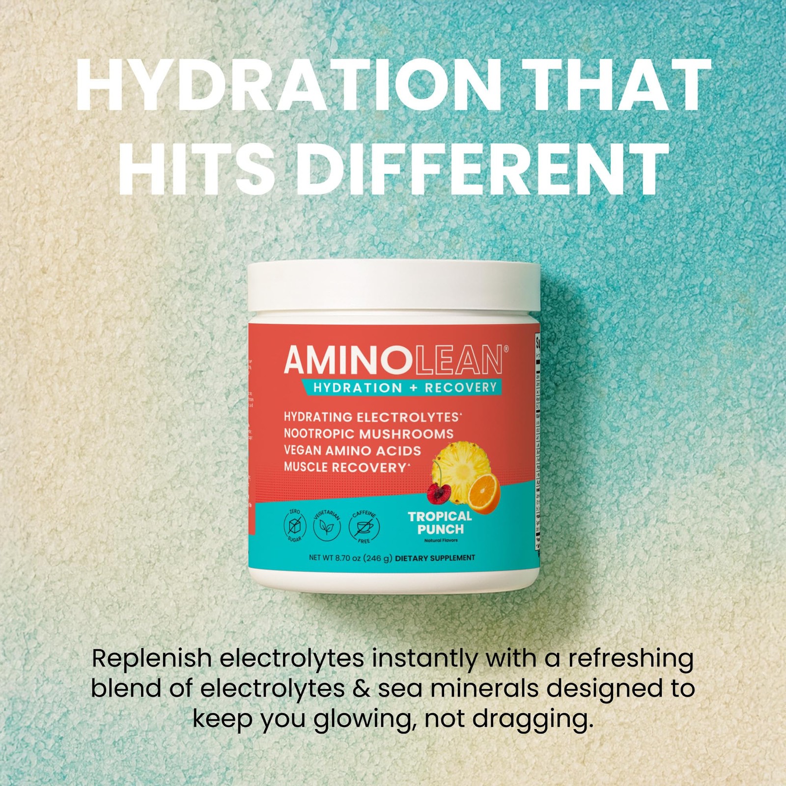 AminoLean Hydration + Amino Acids Recovery System – 8.91 Ounce (Pack of 1)
