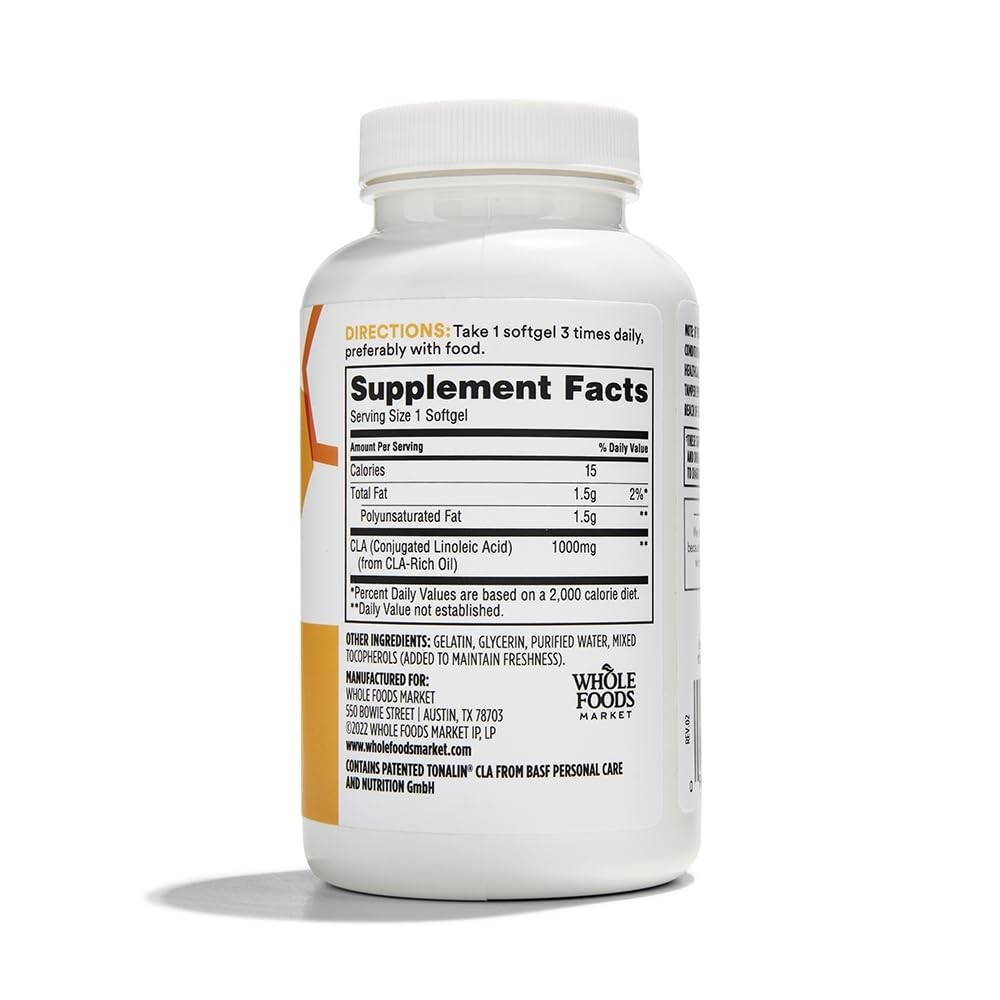 365 By Whole Foods Market Tonalin Cla 1300Mg 90 Softgels Pack Of 2