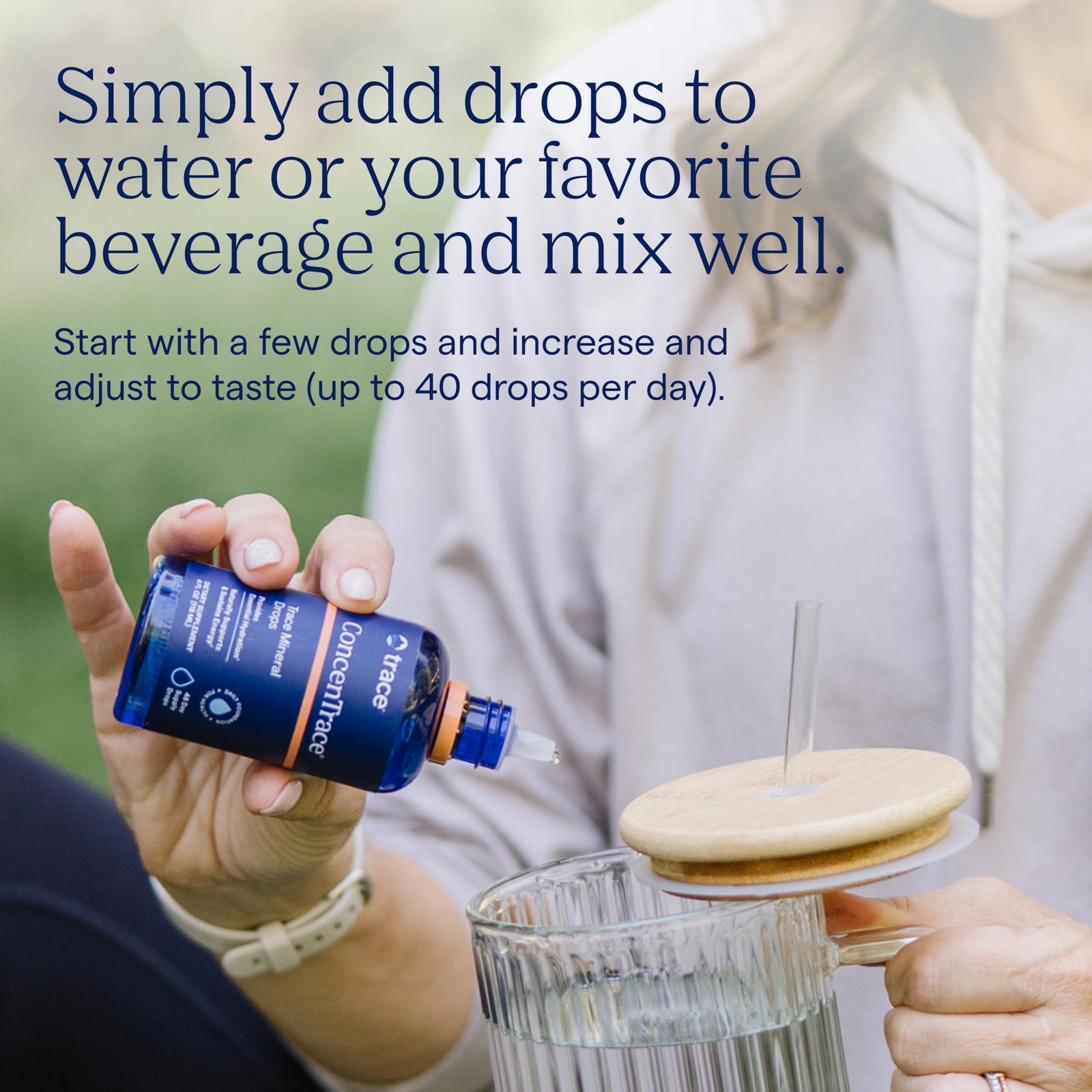 Trace Minerals ConcenTrace Trace Mineral Drops | Energy, Digestion, Bone Support