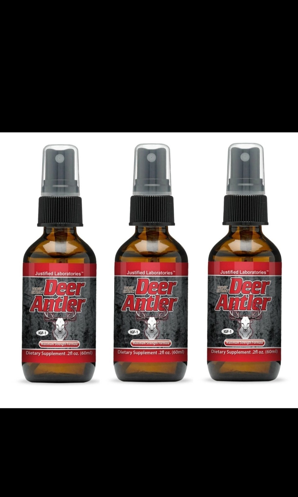 Deer Antler Spray Velvet Extract 2OZ