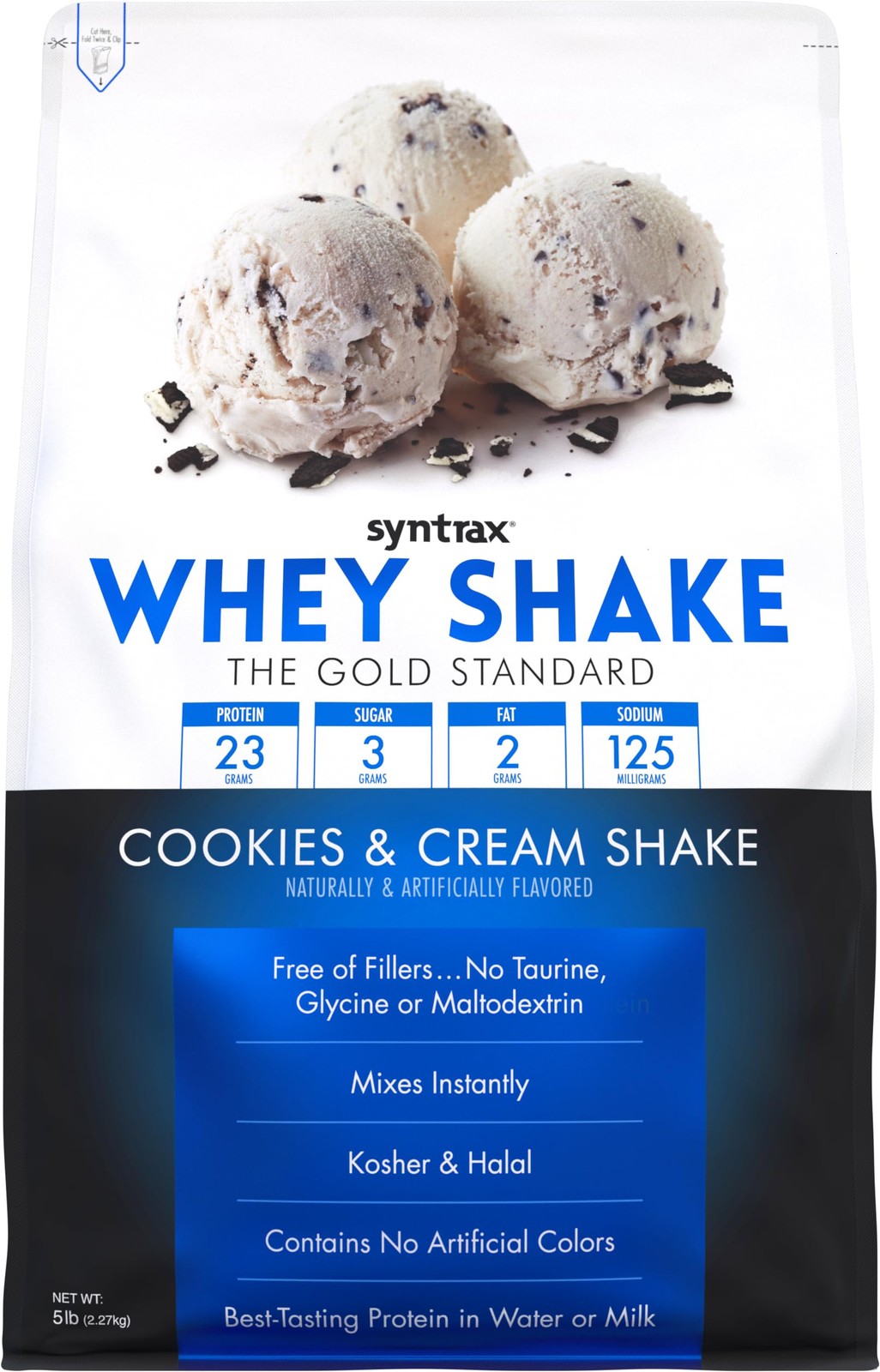 Grass Fed Whey Protein Powder 2 Pound Filler Free Tasty Shake Mix Instant