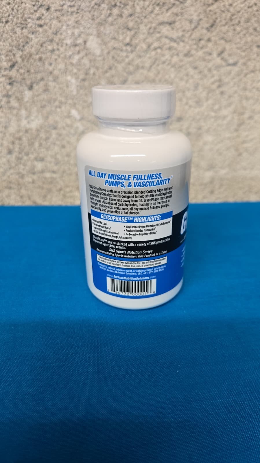 SNS Glycophase Nutrient Partitioning and Glucose Disposal Agent 120 Capsules New