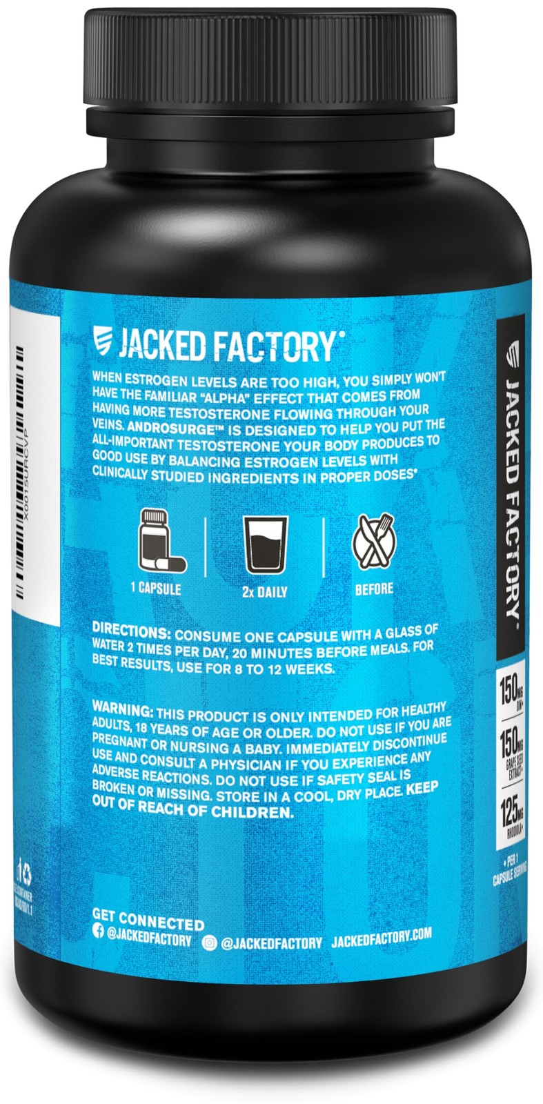 Jacked Factory Androsurge Blocker For Men – For Men Metabolizer