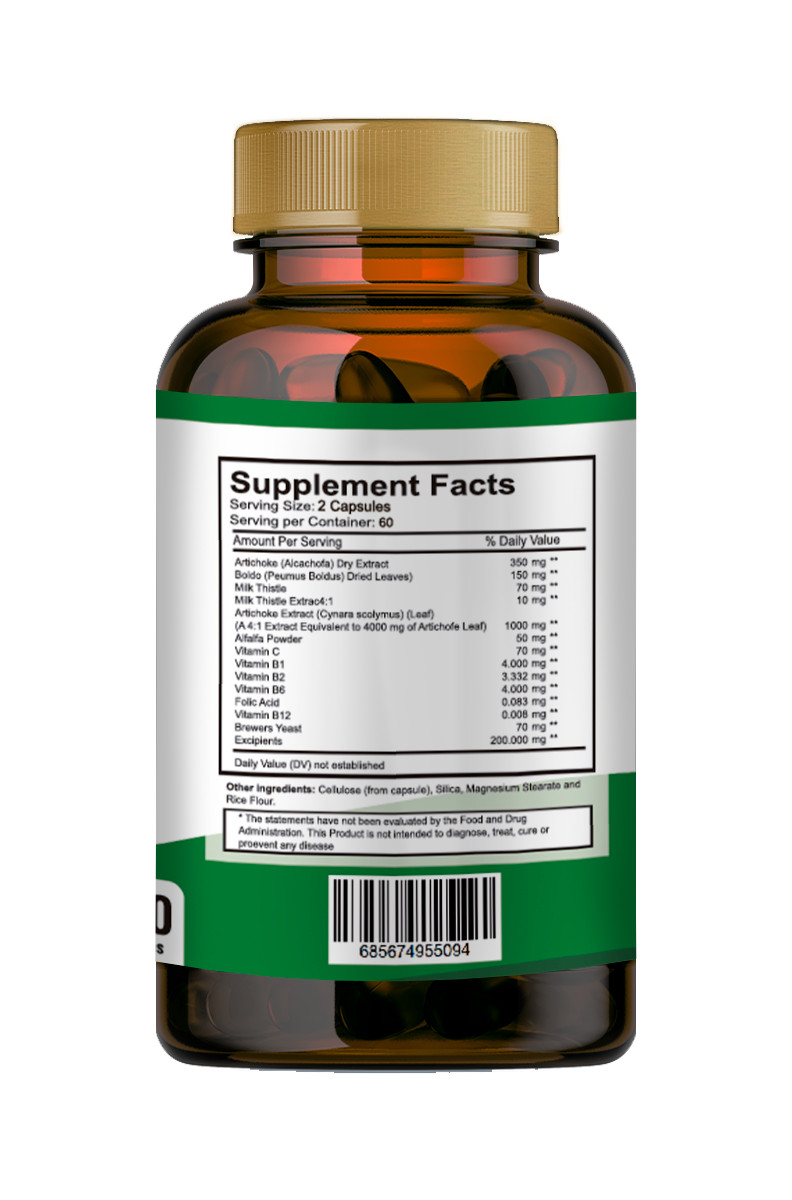 Artichoke Diet Supplement Vida 100% Original – 120 Capsules alcachofa