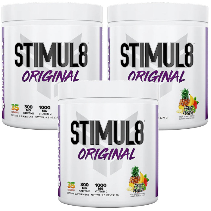 Finaflex Stimul8 Super Pre-Workout Fruit Punch 271 g / 9.6 oz Each (Pack of 3)