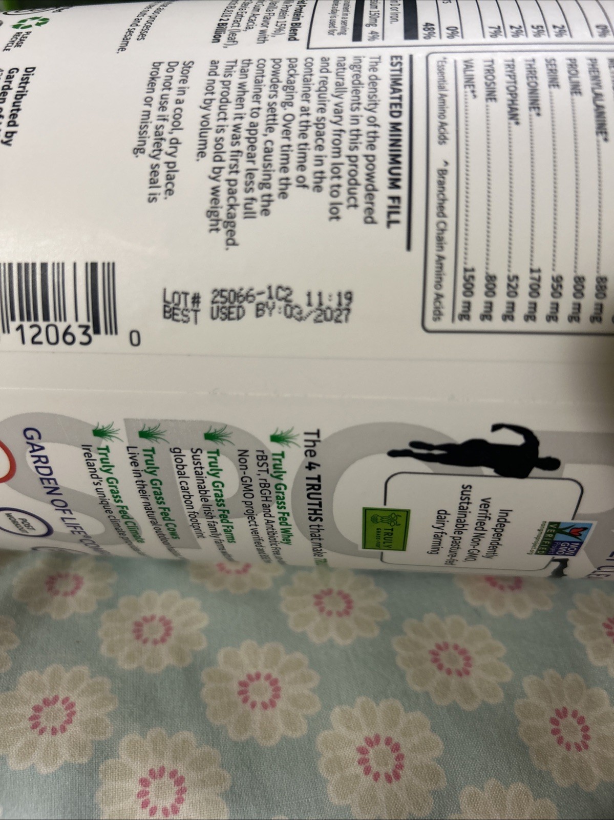 Garden Of Life Sport Whey Vanilla 20 Serving Exp. 03/27