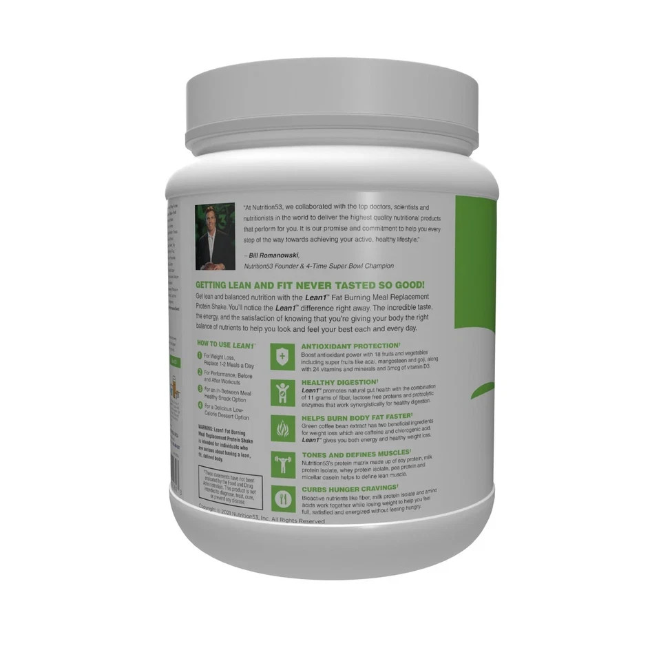Nutrition 53 Lean1 Chocolate Peanut Butter 2 lbs