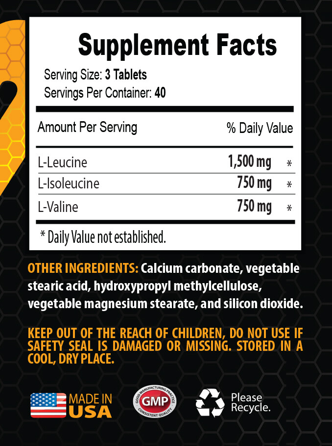 immune system boost – BCAA 3000MG – l valine 2 BOTTLE