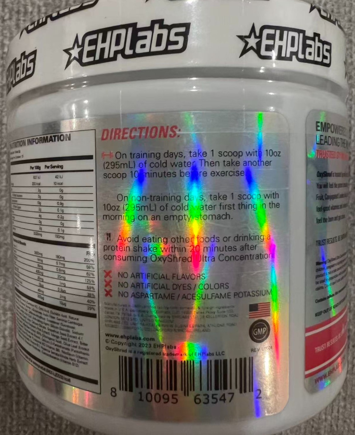 OxyShred Pre Workout Powder Energy Boost Drink Cosmic Blast 33 Serves Buy 2 Get3