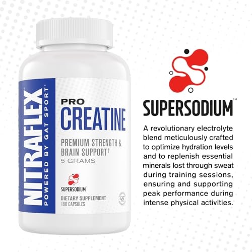 GAT SPORT Pro Creatine 5g Monohydrate 150 Veggie Capsules