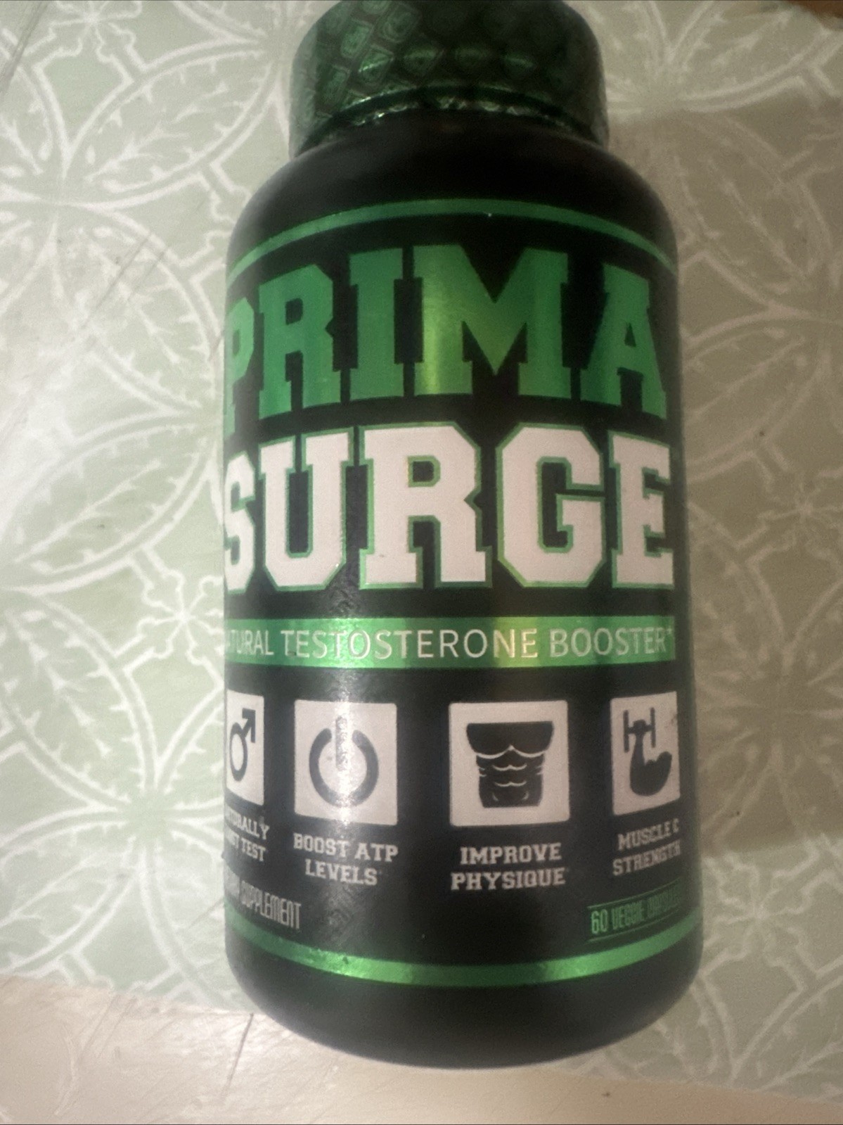 Primesurge Natural Testosterone Booster by jacked factory 60 Caps ⭐️