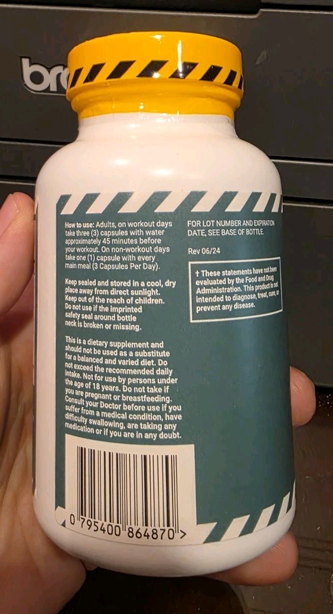CrazyBulk DECA-MAX 1 Month Supply 90 Capsules New Sealed Bottle Authentic