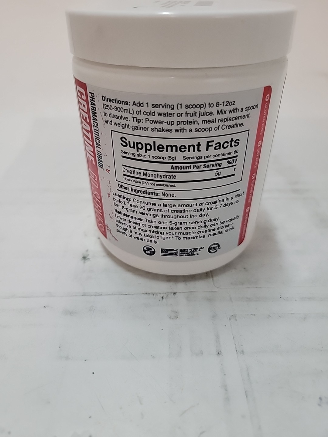 The Curse!® Creatine Powder Unflavored 10.6 oz EXP 05/2027