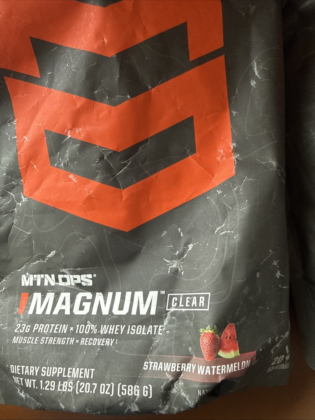 Lot of 2 MTN OPS Magnum Clear Whey Protein23g EXP 6/27 Two Flavors Read Descript
