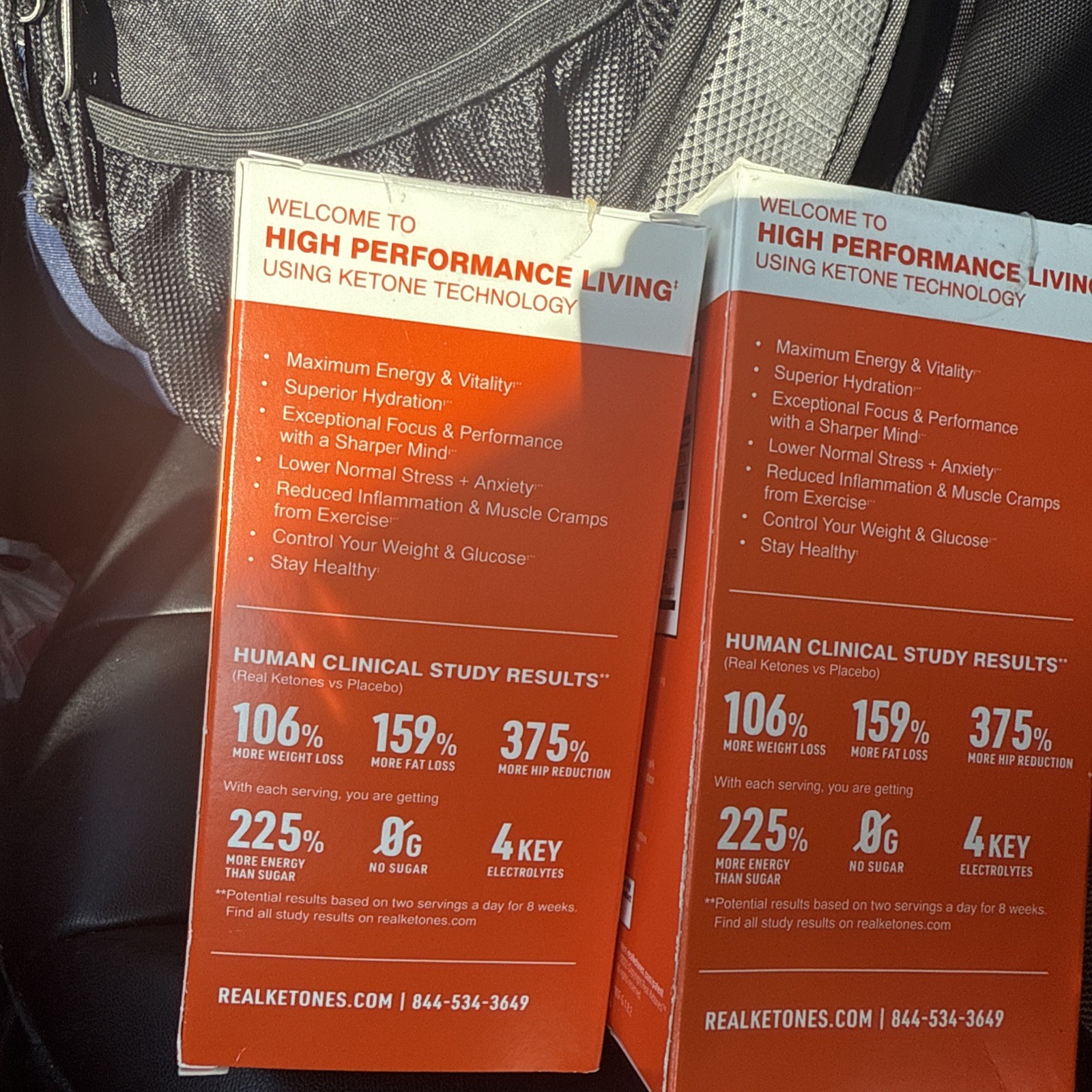 2-Real Ketones-Ketone Charged Powered By D BHB Ketones 30 Capsules Per Box