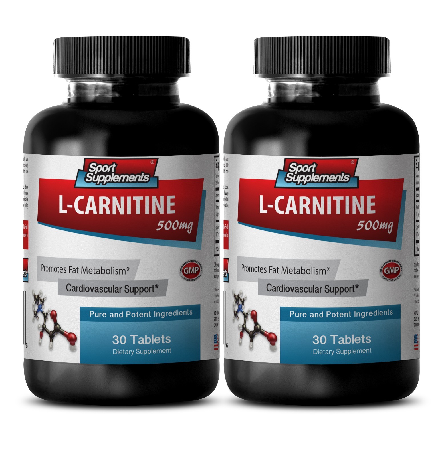 Pre Workout – Super Strength Supplements – L-CARNITINE 500mg – Amino Acid 2 Bot