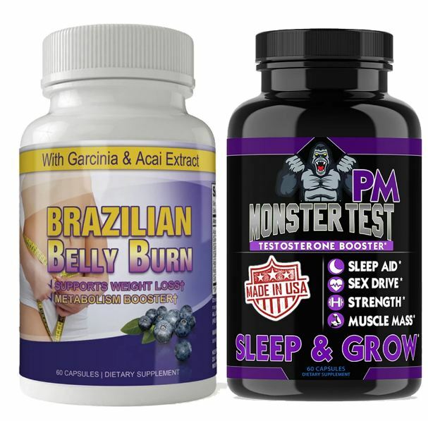 Ultimate Weight Loss Burn Fat Caps & Male Sexual Stamina Pills Combo Pack
