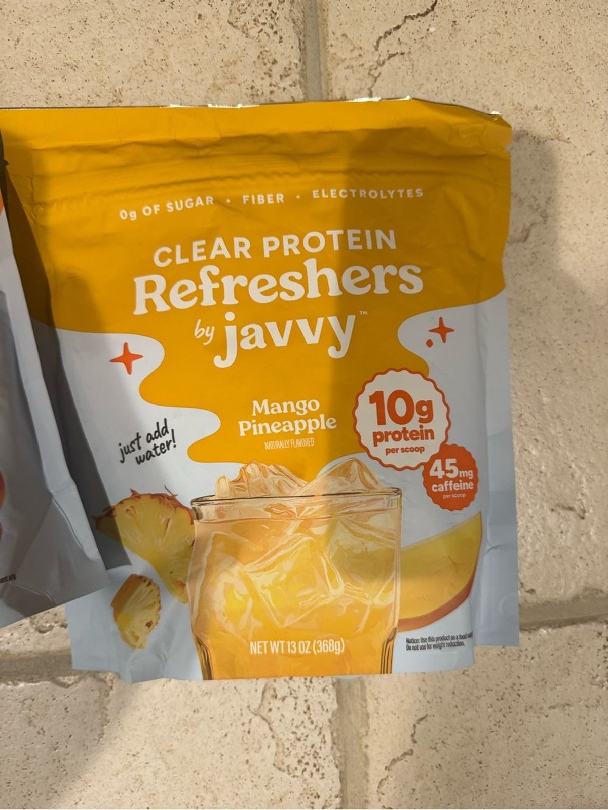 Clear Protein Refresher by Javvy trio flavors