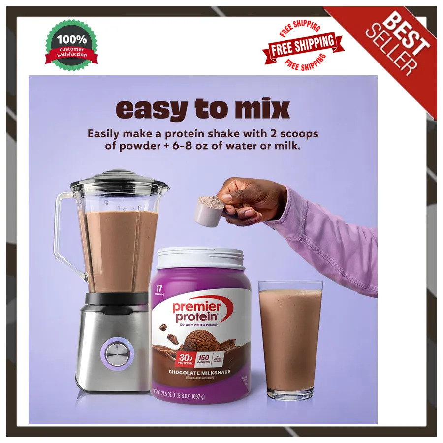 Premier Protein Whey Powder Chocolate 30g Protein 17 Servings
