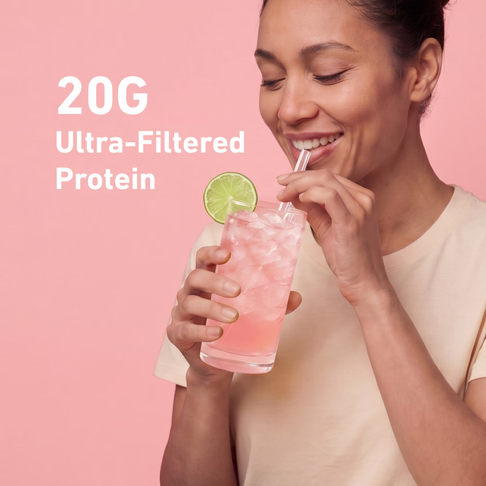 Isopure Clear Low Carb 100% Whey Protein Isolate Powder, Watermelon Lime, 14 Oz