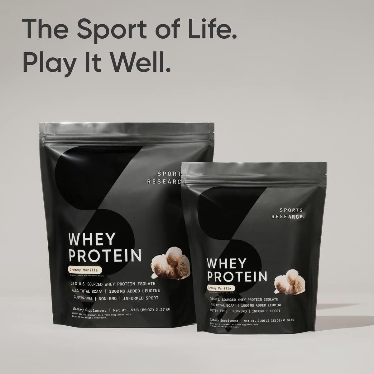 Whey Protein Isolate Vanilla (63 Servings) – 5lbs