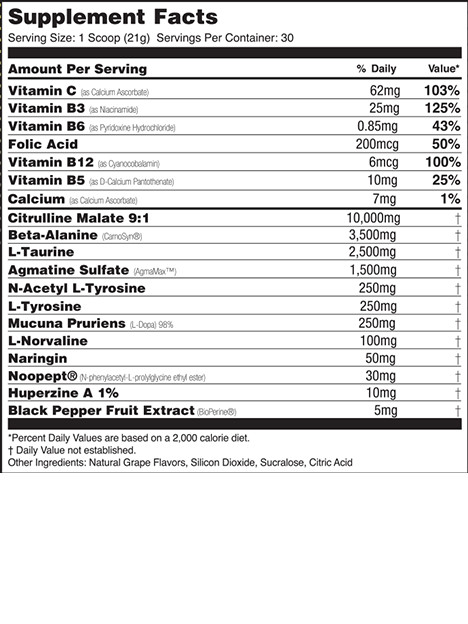 GLOBAL FORMULAS BIOPUMP’D 30 Servings Extreme Vasodilation Complex Intense Pumps