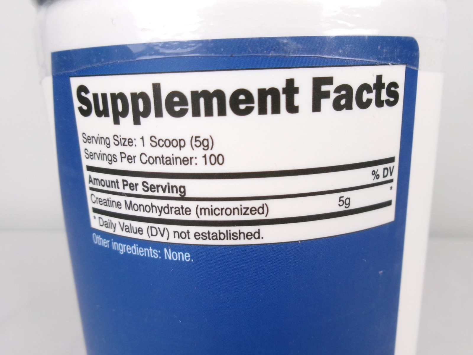 Nutricost Creatine Monohydrate Powder 500g 100 Servings Unflavored EXP 07/2028