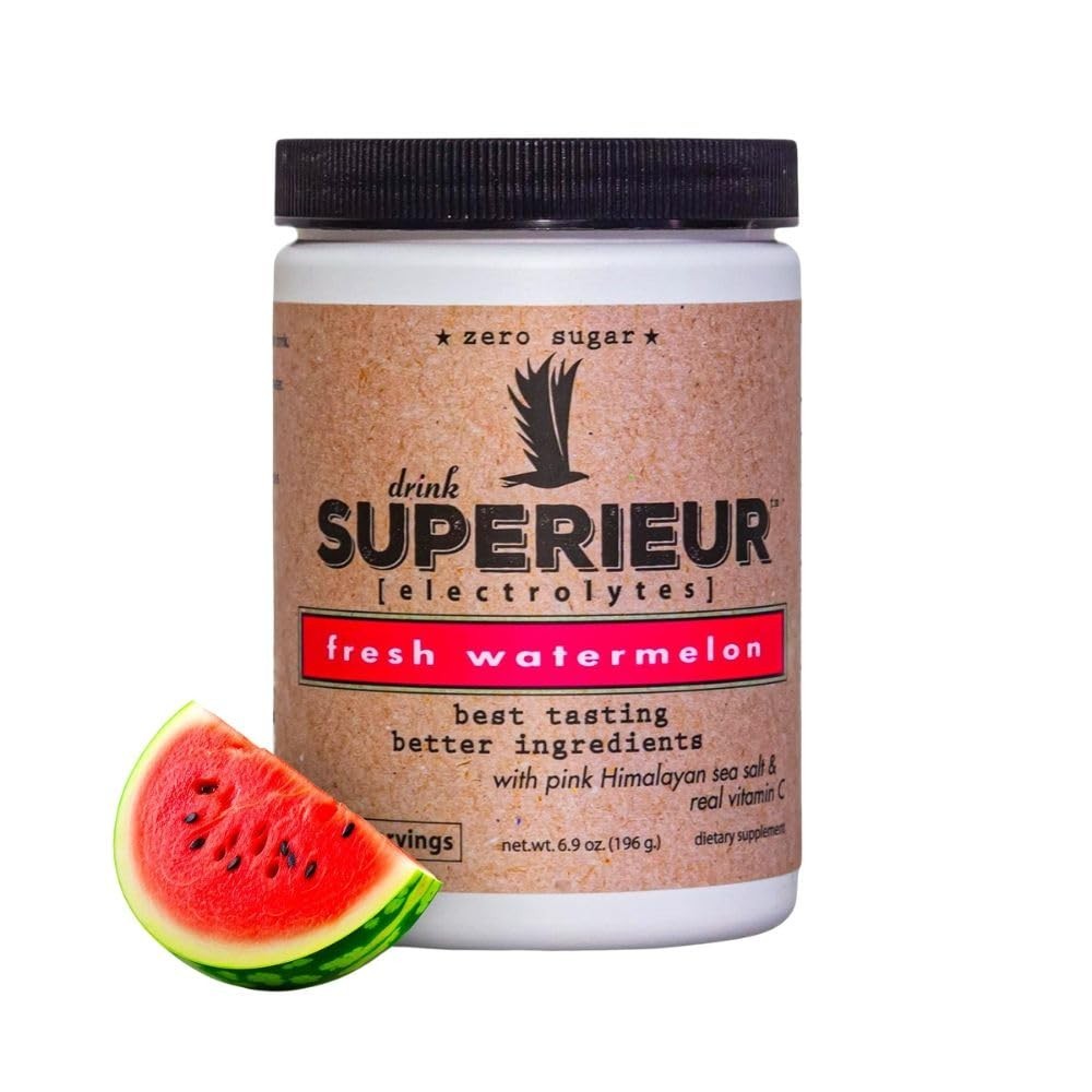 Electrolyte Powder Watermelon Flavor, 70 Servings | Vegan, Keto, Zero Sugar, Hyd