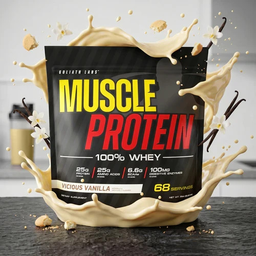 Whey Protein Powder 2.2LB Goliath Labs 30 Servings
