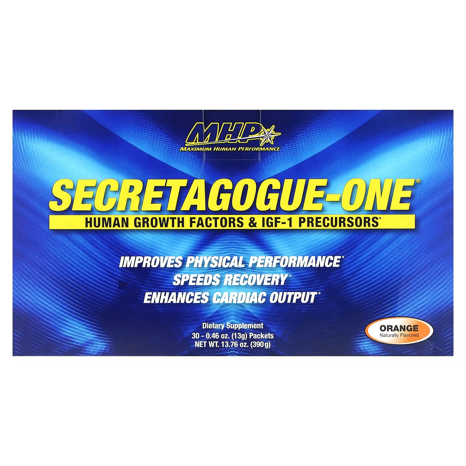 2 X MHP, Secretagogue-One, Orange, 30 Packets, 0.46 oz (13 g) Each